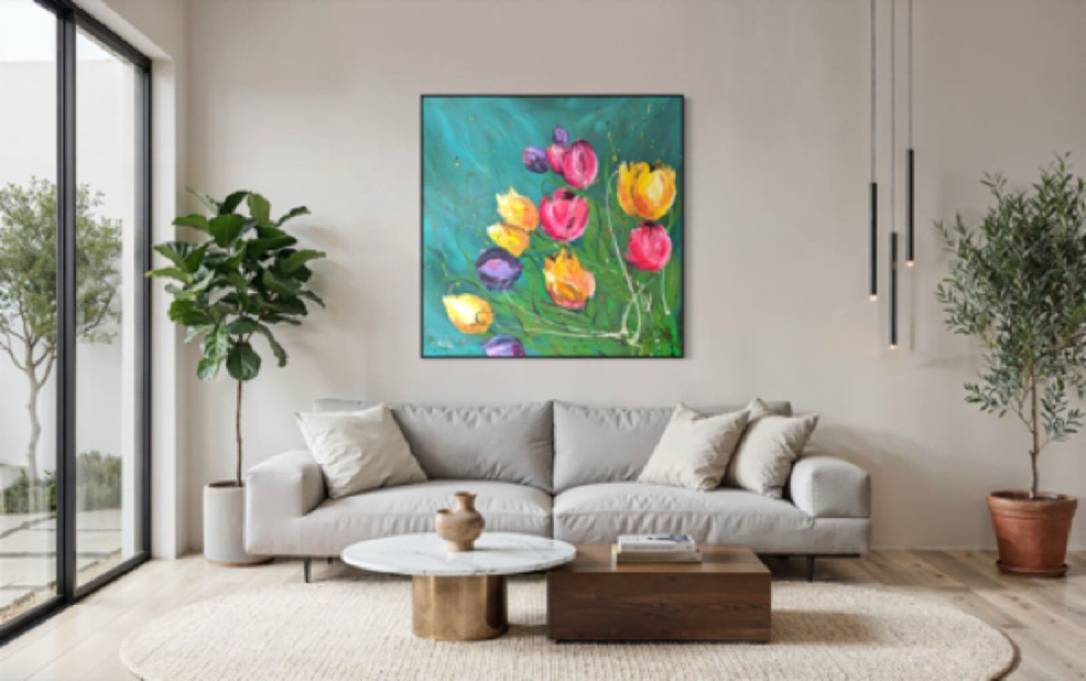 Carnival of Tulips - Canvas Print