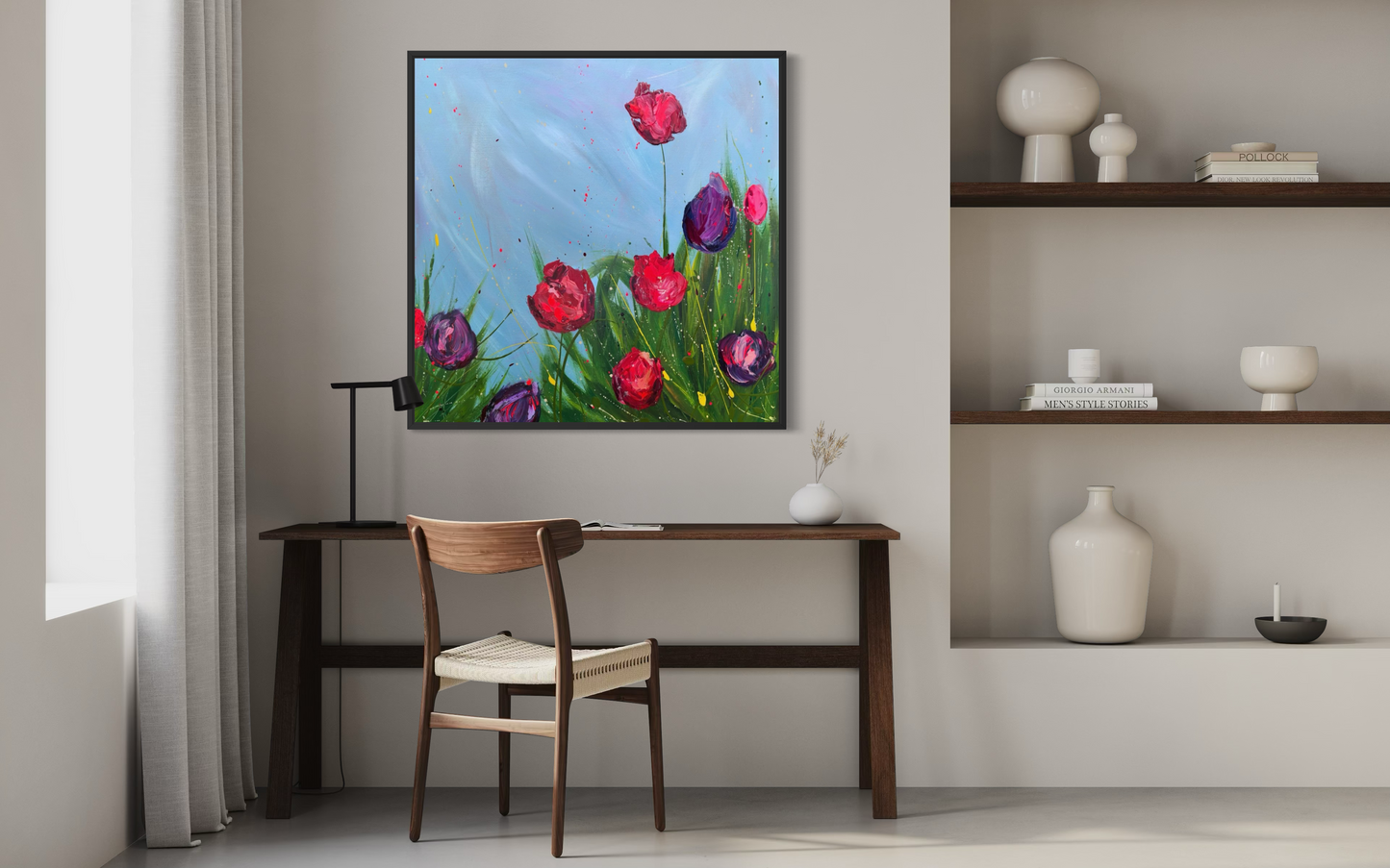 Spring Release II - Original Contemporary Floral Painting