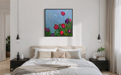 Spring Release II - Original Contemporary Floral Painting