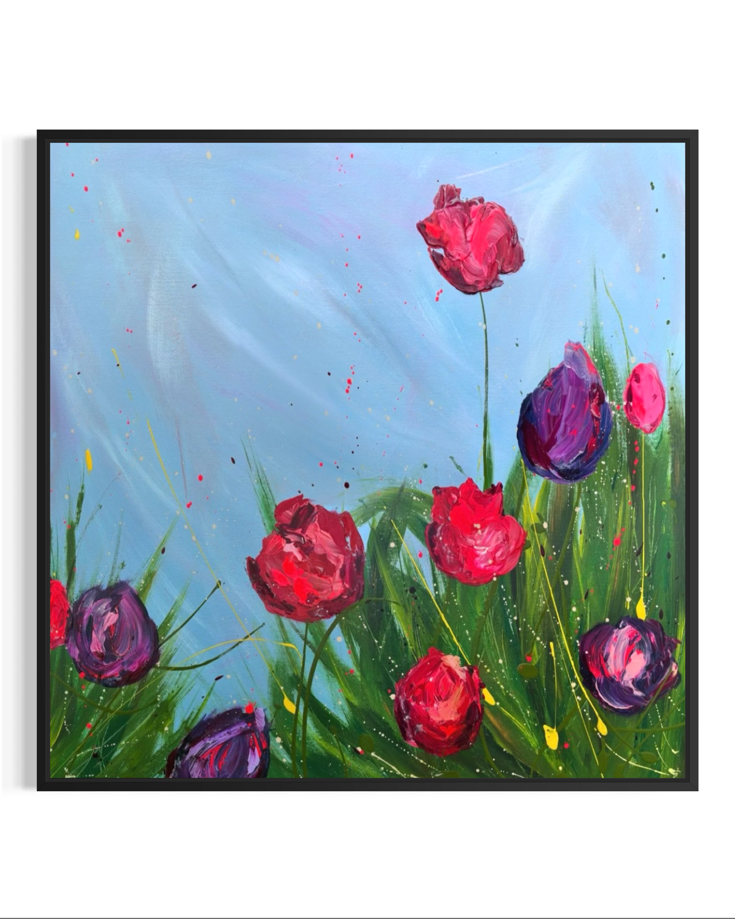 Spring Release II - Original Contemporary Floral Painting