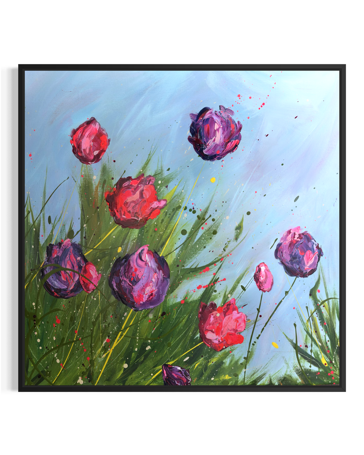 Spring Release - Original Contemporary Floral Painting