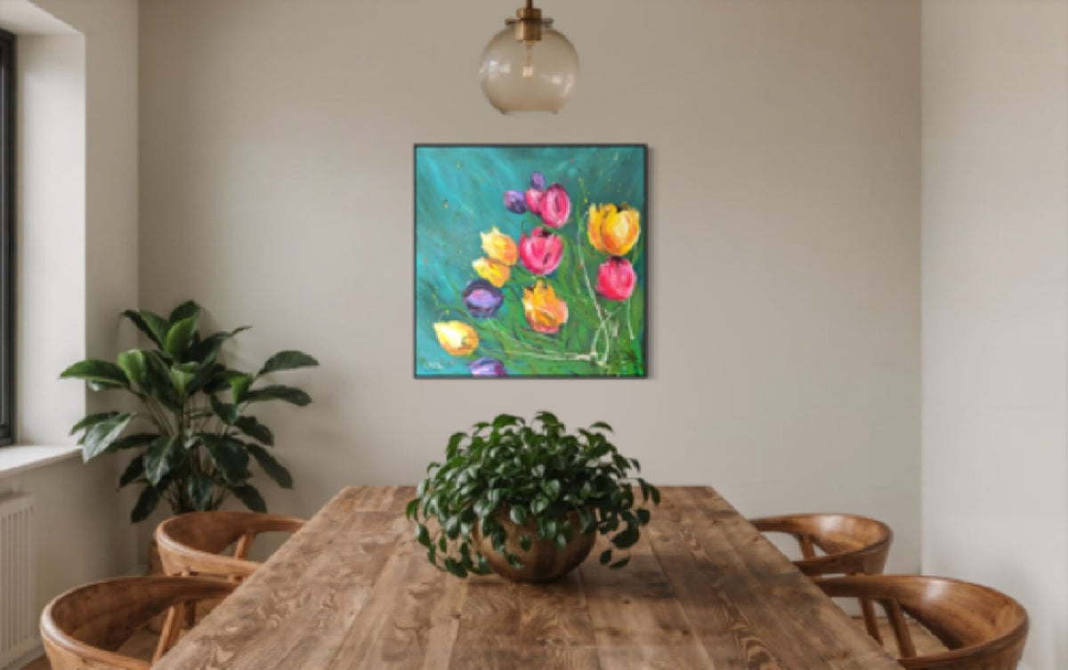 Carnival of Tulips - Canvas Print 