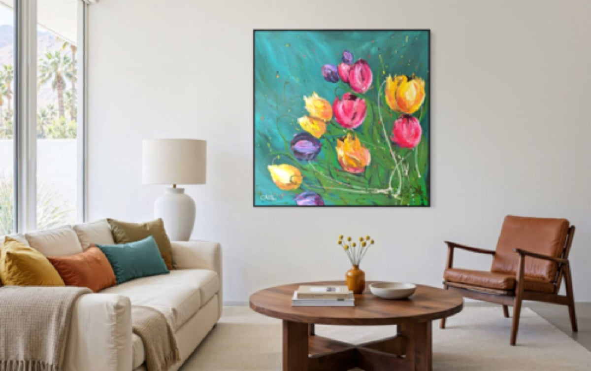 Carnival of Tulips - Canvas Print 