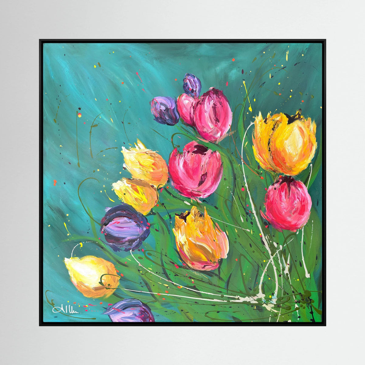 Carnival of Tulips - Canvas Print 