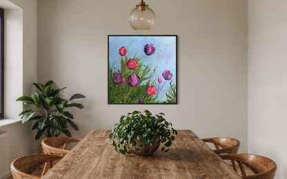 Spring Release - Original Contemporary Floral Painting