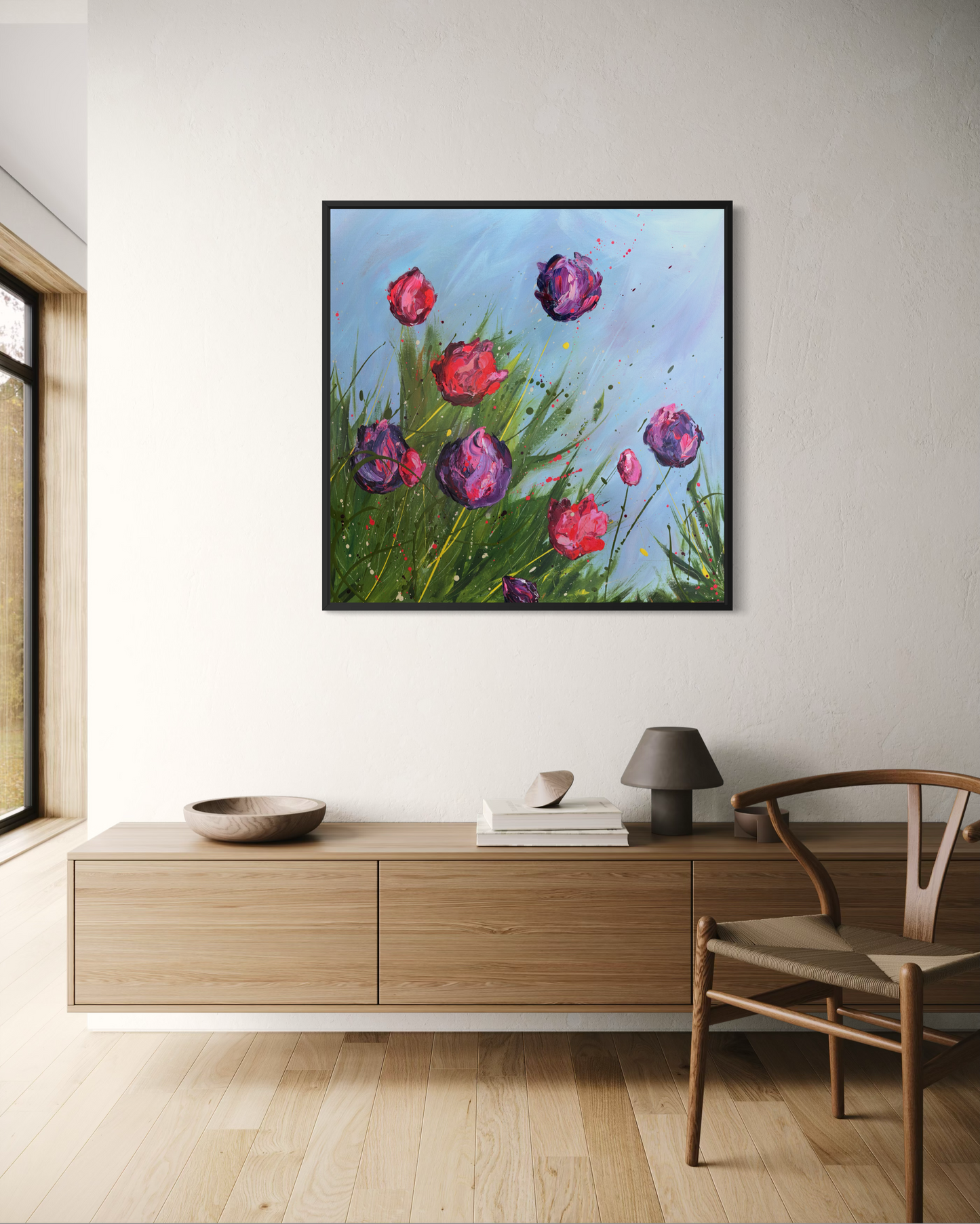 Spring Release - Original Contemporary Floral Painting